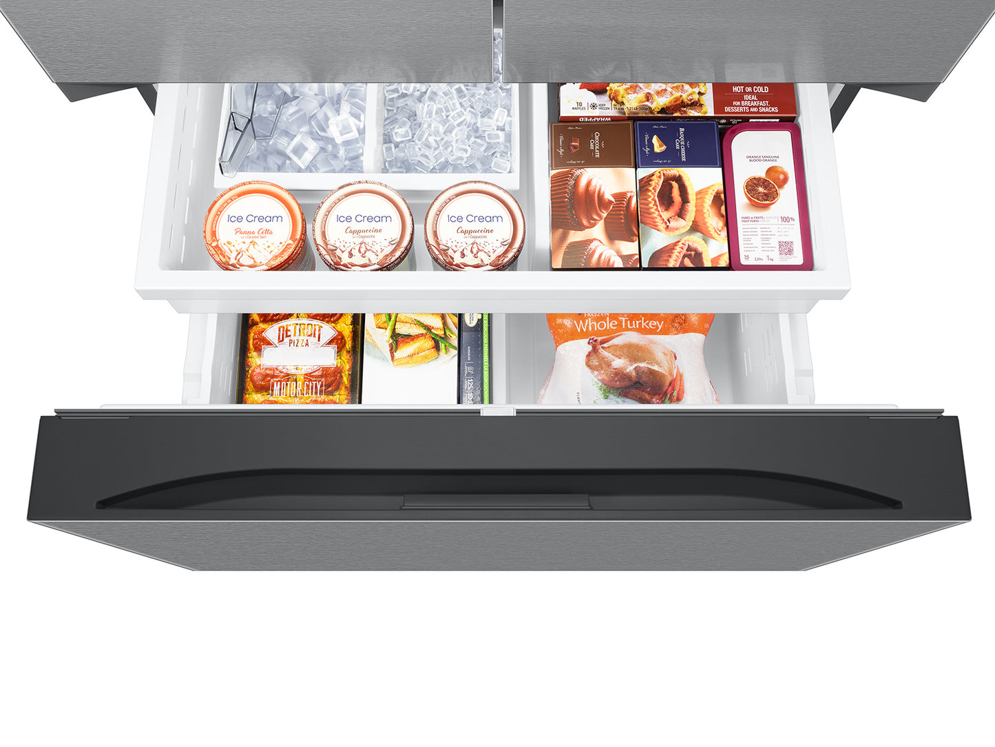 SAMSUNG 31.0 Cubic Foot French Door Refrigerator-RF32CG5400SRAA