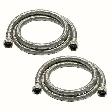 Stainless Steel Washing Machine Hose 5ft Twin Pack-50-3060T