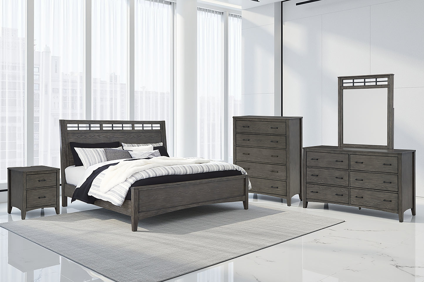 Montillan Panel Bed