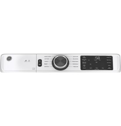 GE 7.8 Cu. Ft. FL E Dry White-GFD55ESSNWW