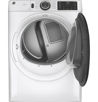 GE 7.8 Cu. Ft. FL E Dry White-GFD55ESSNWW