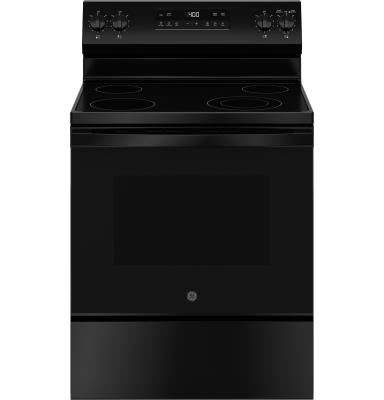 GE 30 Inch Freestanding Electric Range with 5.3 Cubic Foot Oven-GRF400SVBB