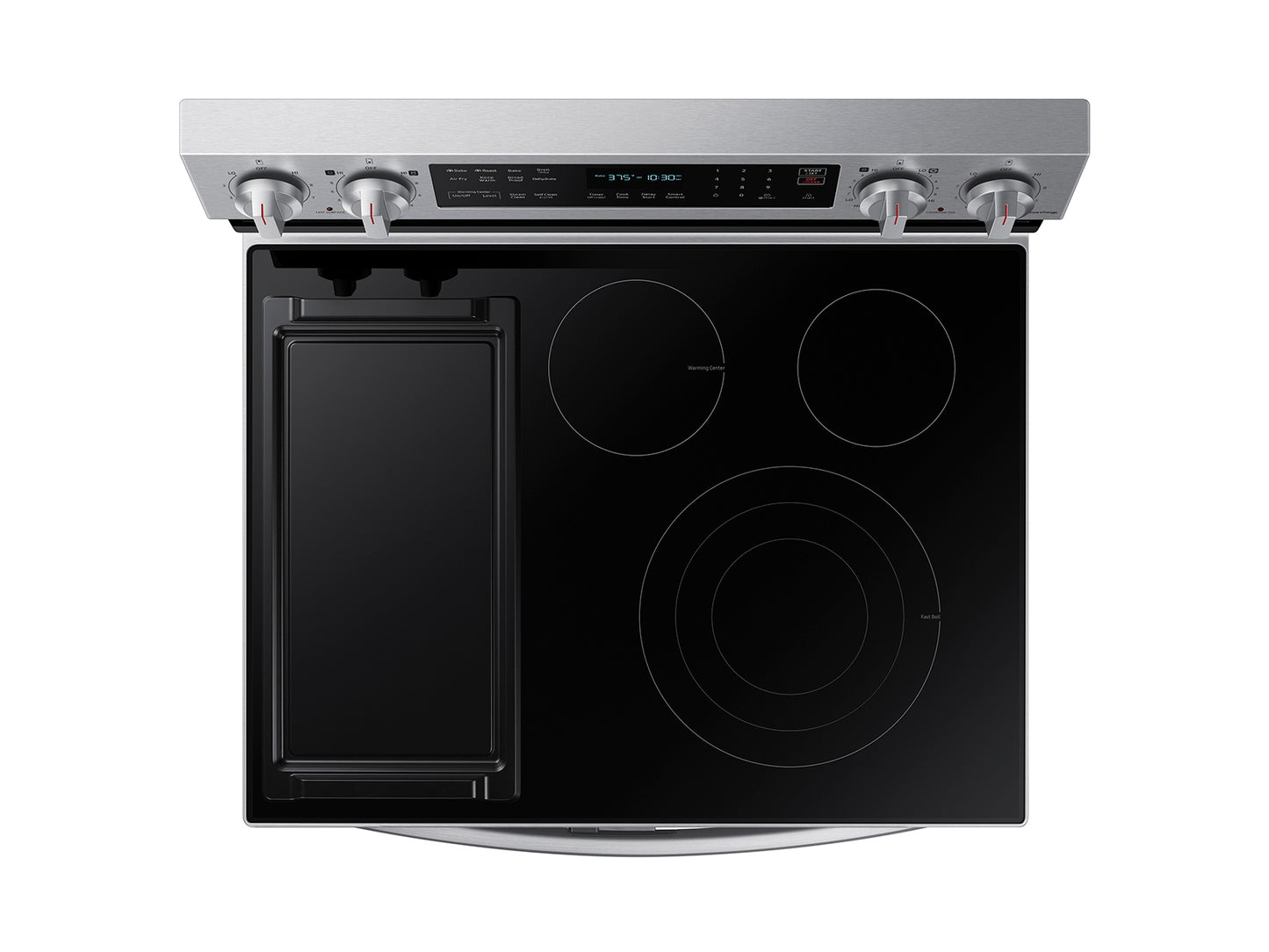 SAMSUNG 30 Inch Freestanding Electric Range with 5 Heating Elements-NE63A6751SS