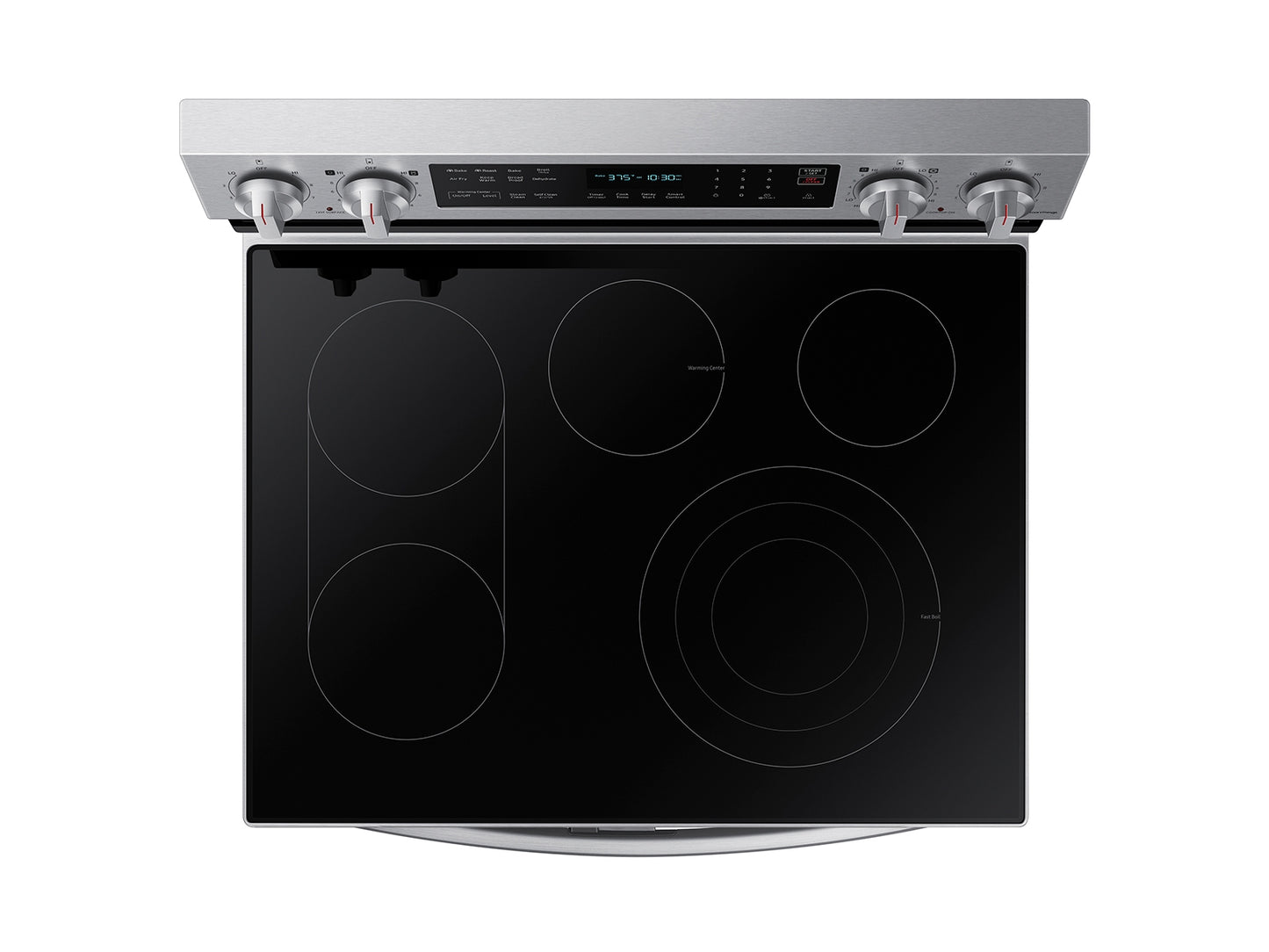 SAMSUNG 30 Inch Freestanding Electric Range with 5 Heating Elements-NE63A6751SS