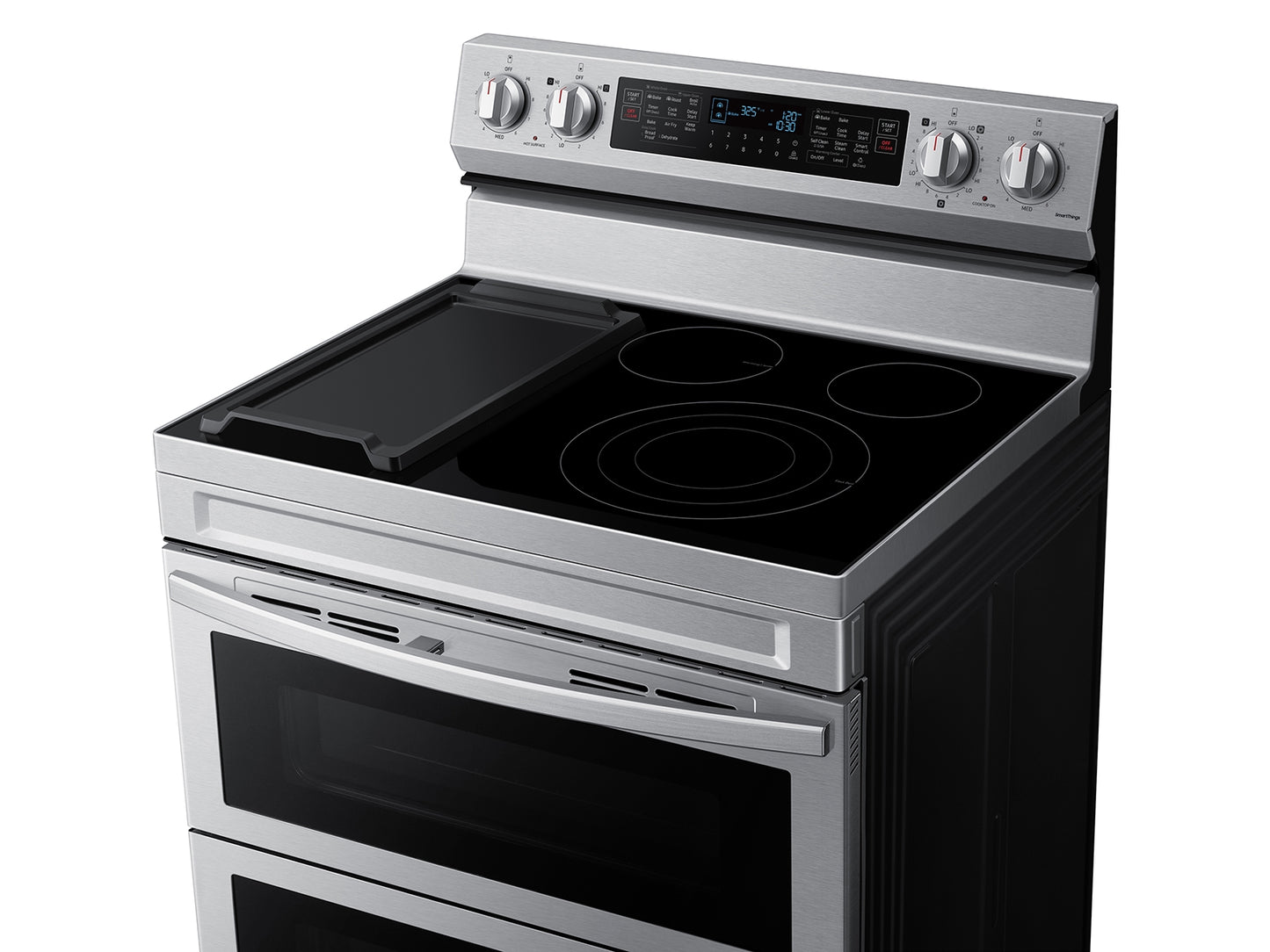 SAMSUNG 30 Inch Freestanding Electric Range with 5 Heating Elements-NE63A6751SS