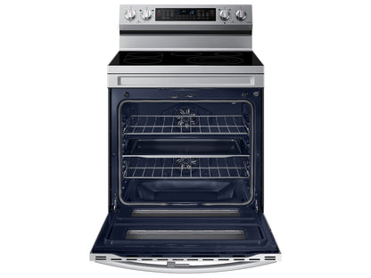 SAMSUNG 30 Inch Freestanding Electric Range with 5 Heating Elements-NE63A6751SS