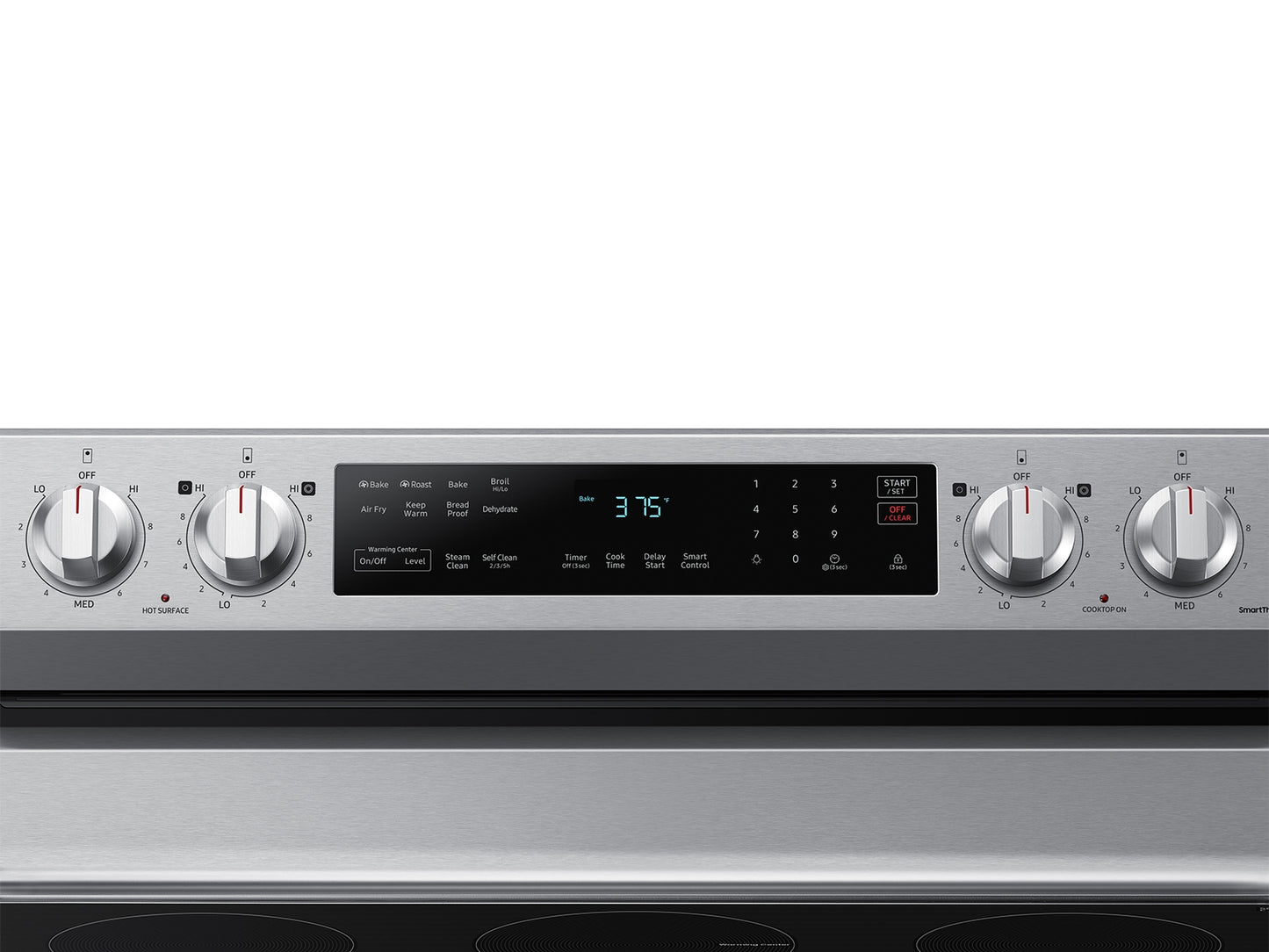 SAMSUNG 30 Inch Freestanding Electric Range with 6.3 Cubic Foot-NE63D6511SR