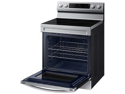 SAMSUNG 30 Inch Freestanding Electric Range with 6.3 Cubic Foot-NE63D6511SR
