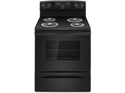 CONSERVATOR 30 Inch Freestanding Electric Range with 4 Coil Elements - black-VREW3162RB