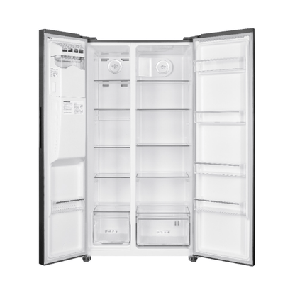 VITARA 18.1 Cubic Foot Side-by-Side Refrigerator - Black-VSBS1800EB