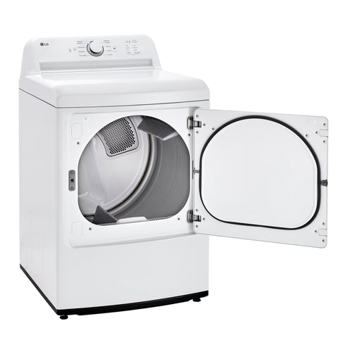 LG 7.3 CF Electric Dryer-DLE6100W