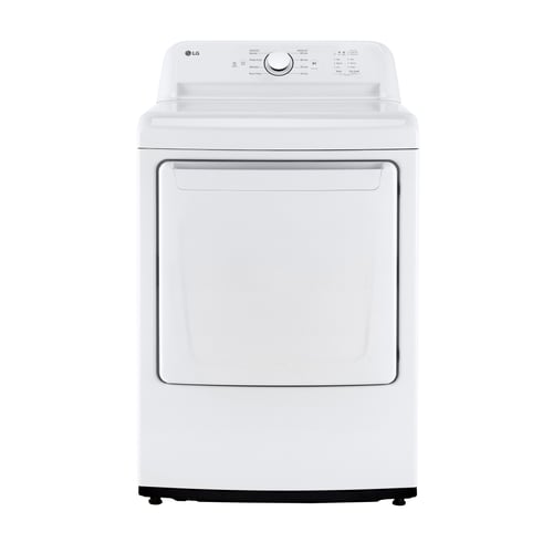 LG 7.3 CF Electric Dryer-DLE6100W