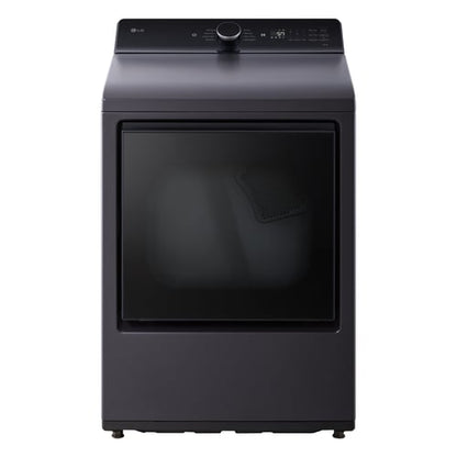 LG 7.3 CF Electric Dryer, Wi-Fi, Easy Load, AI Sensor Dry - Black Matte-DLE8400BE