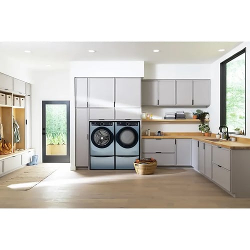 15" Pedestal, Spacious Storage Drawer - Glacier Blue-ELPWD27AG