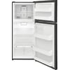 Frigidaire 18 Cu Ft Top Mount Refrigerator, Estar - Black-FFHT1822UB