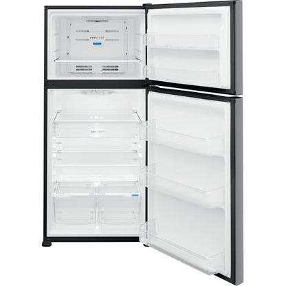 FRIGIDAIRE 20.4 CF Top Mount Refrig Glass Shelves Opt IceMaker-FFTR2045VS
