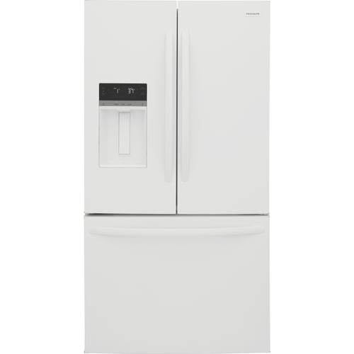 FRIGIDAIRE 27 CF French Door Refrig Ice/Water Dispenser LED ESTAR-FRFS2823AW