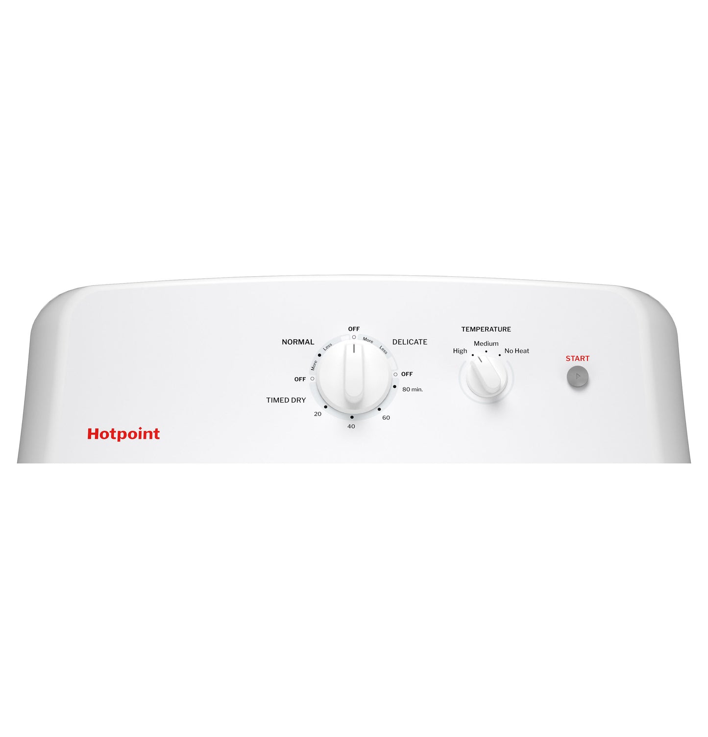 GE HOTPOINT 6.2 Cu. Ft. FL E Dry White-HTX26EASWWW