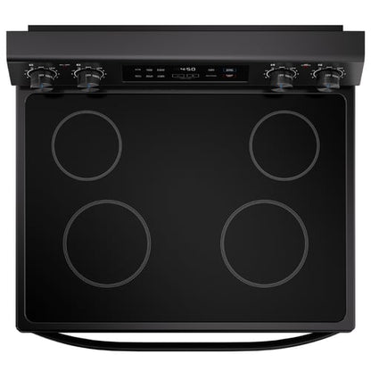 Midea 30" Electric Range with Steam Clean - Black-MER30S2ABB