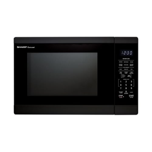 SHARP 1.4 CU FT CT MICRO BLACK -SMC1461KB
