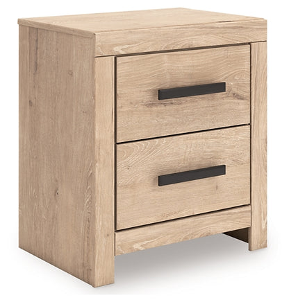 Sanginlane Two Drawer Night Stand