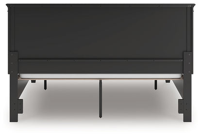 Lanolee California King Panel Storage Bed