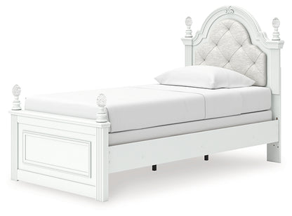 Kozlani Twin Upholstered Panel Bed