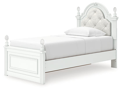Kozlani Twin Upholstered Panel Storage Bed