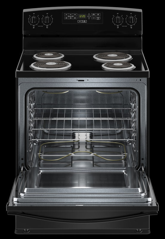 CONSERVATOR 30 Inch Freestanding Electric Range with 4 Coil Elements - black-VREW3162RB