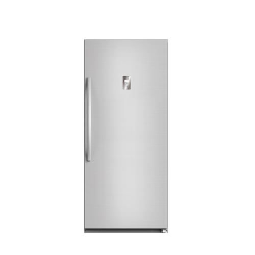 Midea 13.8 CF Upright Freezer, Convertible - Stainless-WHS-507FWESS1