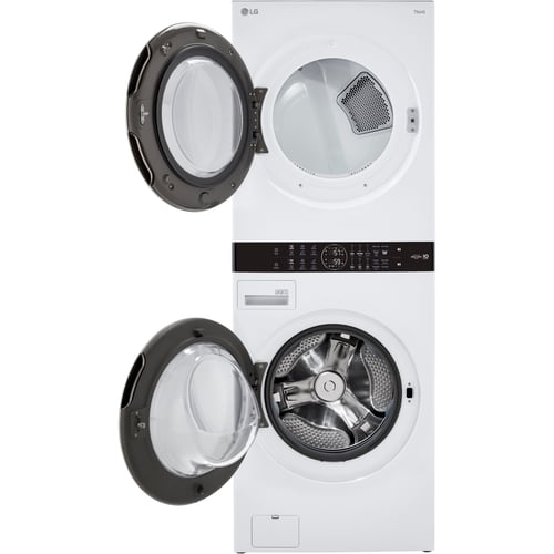 LG 4.5 CF / 7.4 CF Electric Washtower with Center Control-WKE100HWA