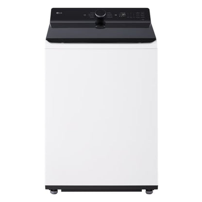 LG 5.5 CF Top Load Washer, TurboWash 3D, Wi-Fi, Easy Unload, Agitator - Alpine White-WT8405CW